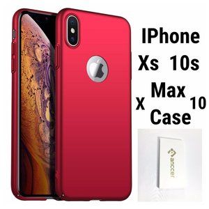 NEW iPhone Xs 10s Max Case Cover Slim Thin Red